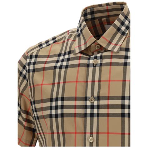 camicia maniche corte burberry usato|Camicia burberry .